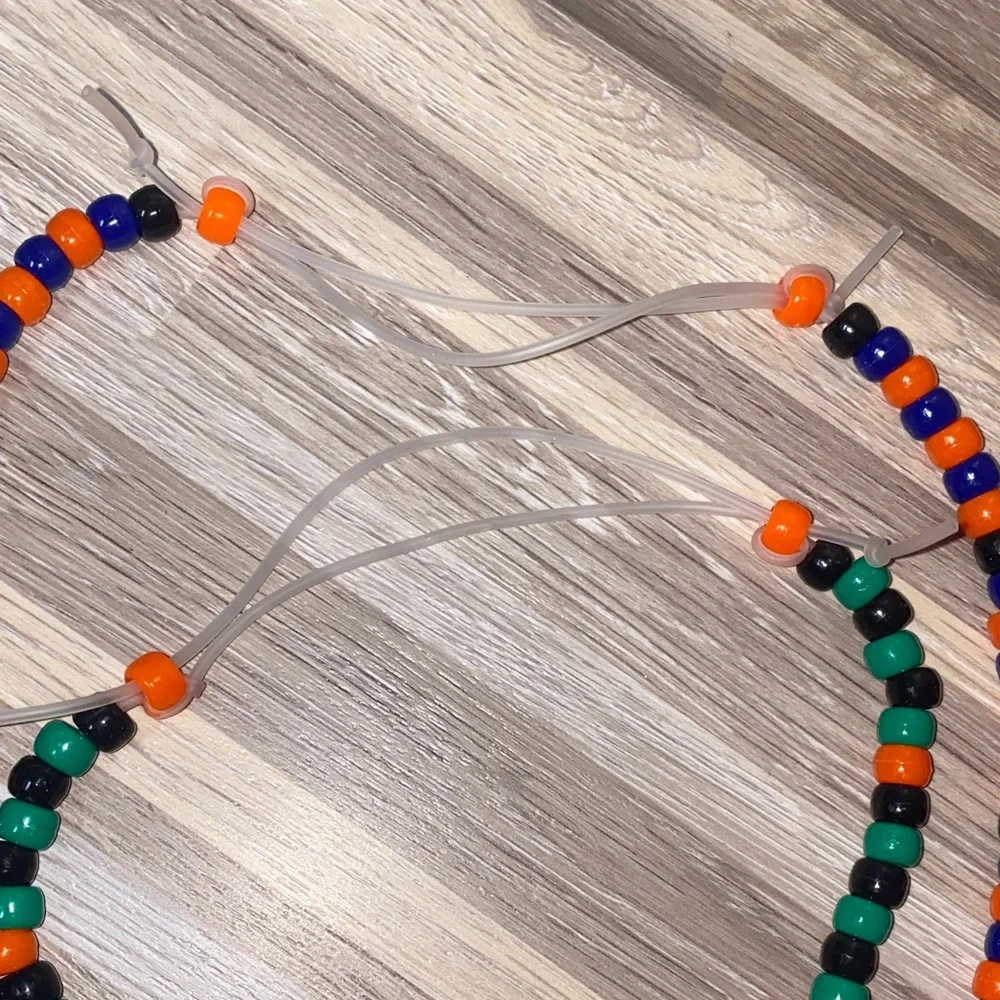 Dragon ball Z Beaded Kandi Necklace chocker Set vintage anime